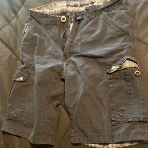 English Laundry Charcoal Cargo Shorts